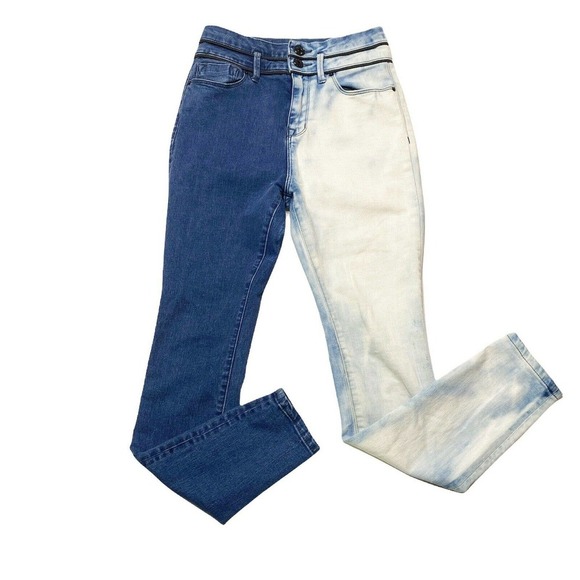 BDG Urban Outfitter Super High Rise Twig Ankle Blue Jean Size 27x29 Stretch - Picture 1 of 8